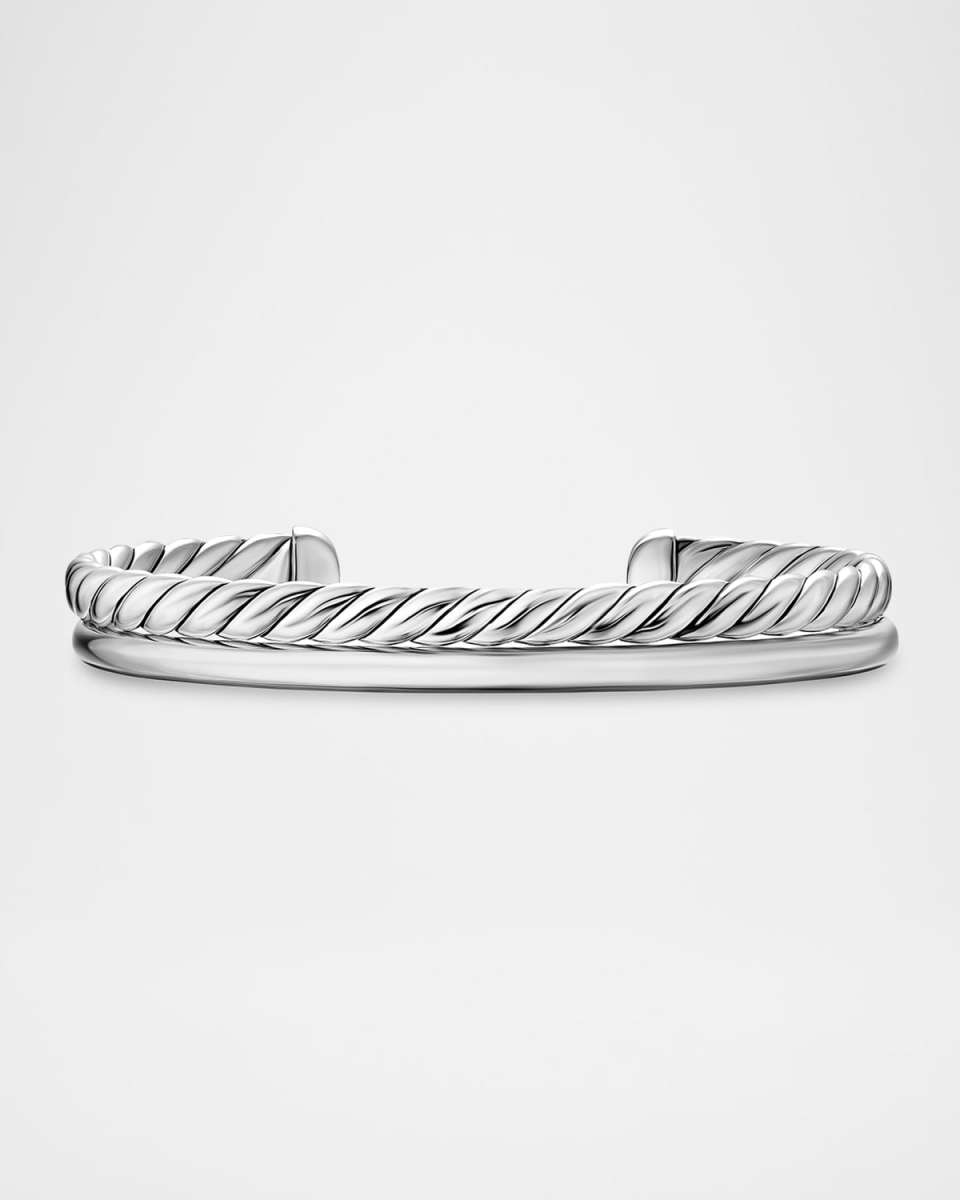 DY Mercer 2-Row Bracelet in Silver, 8